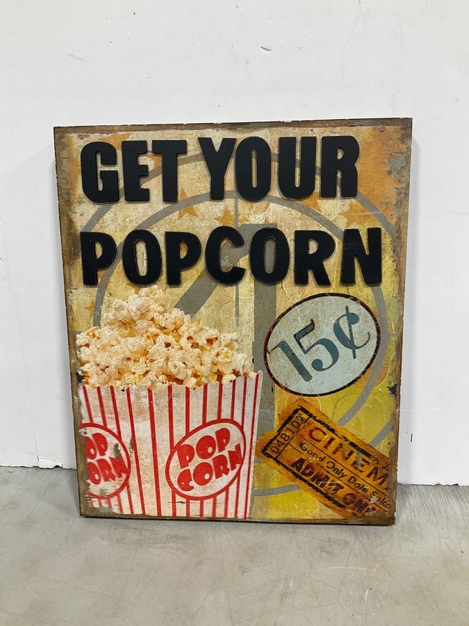 Get your popcorn wall decor(19.5in.x23.5in.): Get your popcorn wall decor(19.5in.x23.5in.)