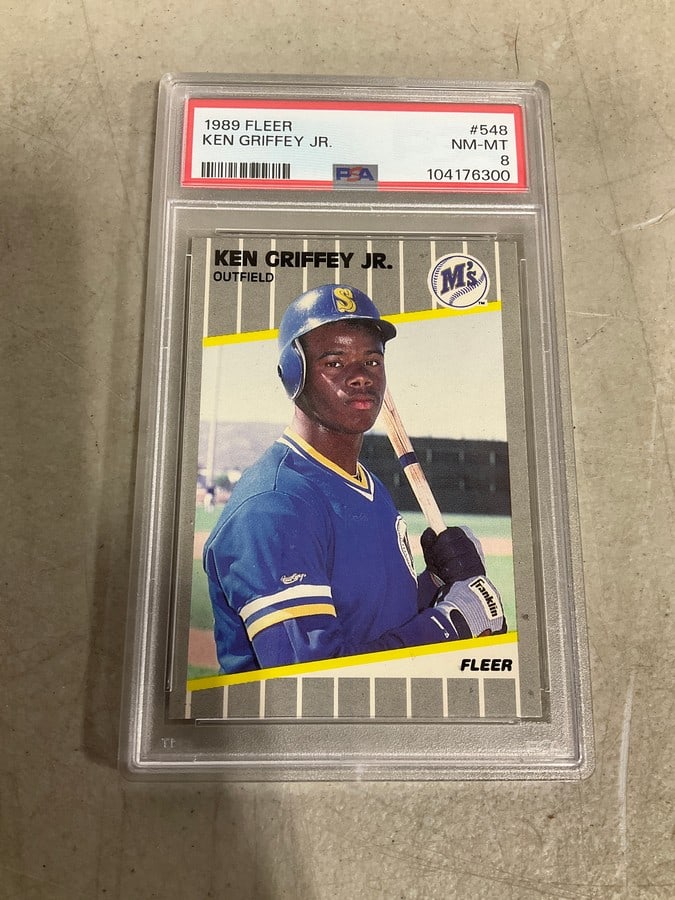 1989 Fleer Ken Griffey Jr. graded card (1 of 1)