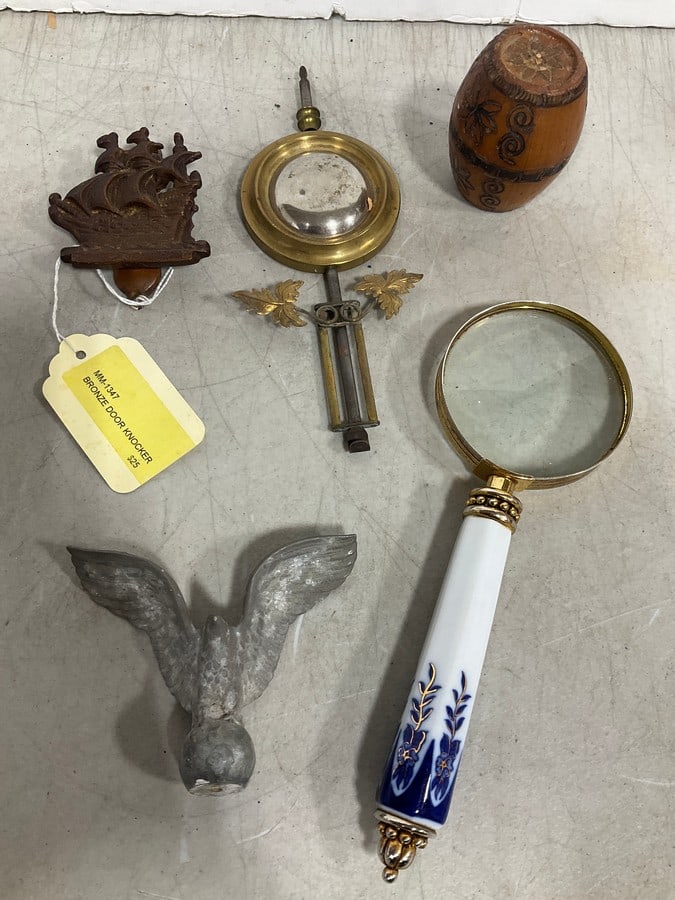 Bronze Door Knocker, Magnifying Glass, and more: Bronze Door Knocker, Magnifying Glass, and more
