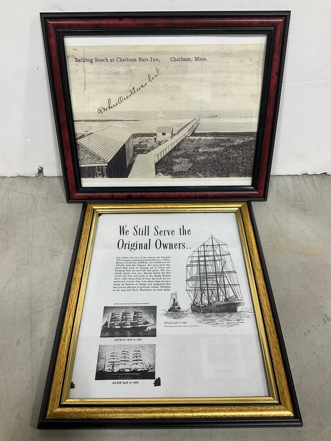 Vintage framed prints (9.5in.x11.5in.): Vintage framed prints (9.5in.x11.5in.)