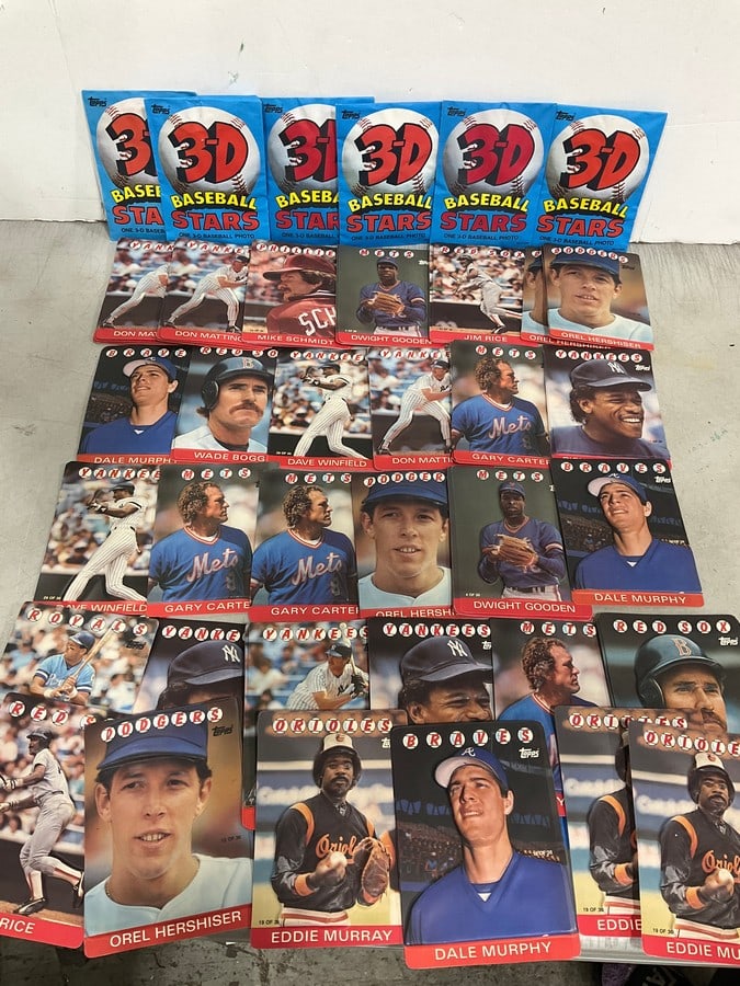 Topps 3-D baseball stars photos: Topps 3-D baseball stars photos