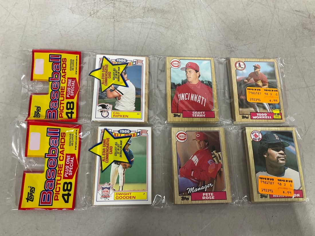 1987 Topps baseball picture cards(sealed) (1 of 1)