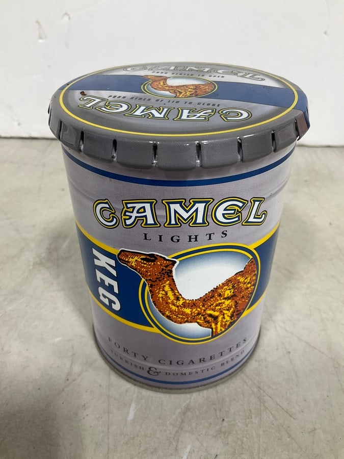 Camel Lights Empty Tin Container (1 of 1)