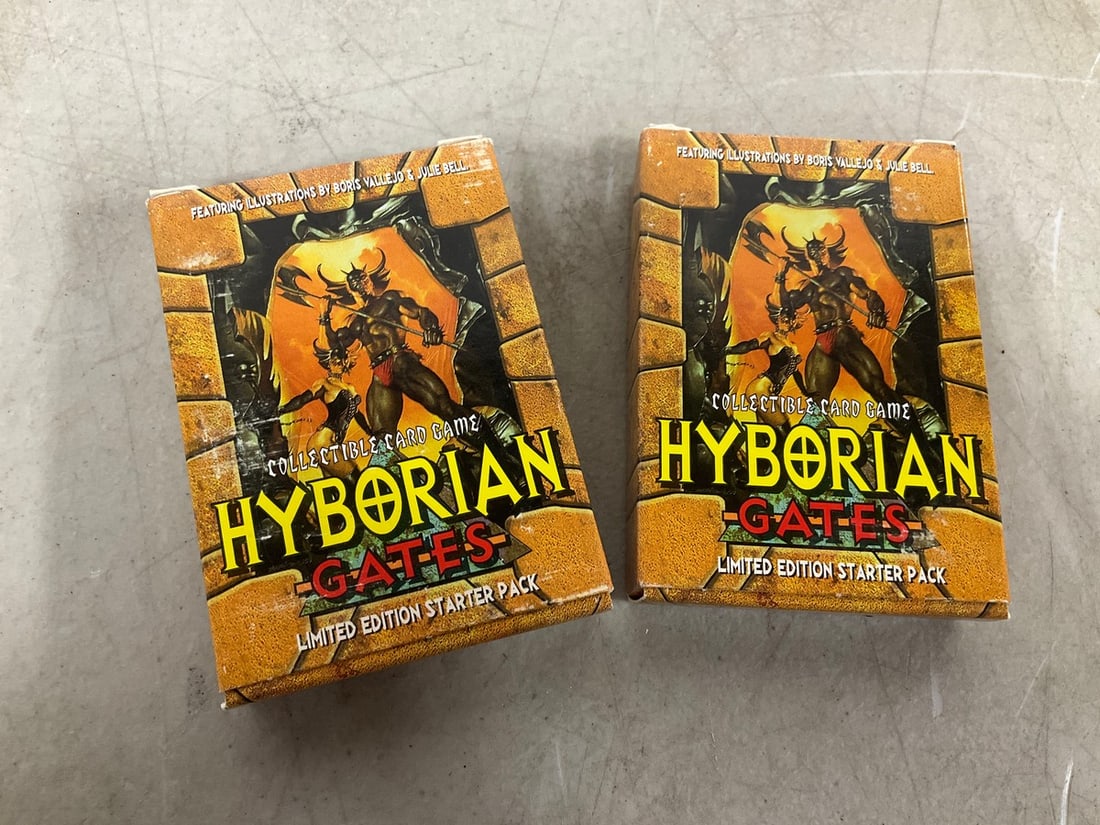 Hyborian limited edition starter pack collectible card game(2 total): Hyborian limited edition starter pack collectible card game(2 total)