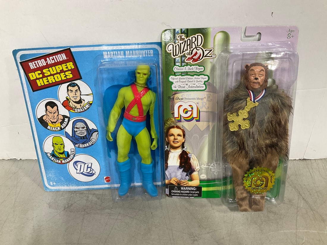 The Wizard of Oz and Retro action DC Super Heroes Martian collectible figures*new in package* (1 of 1)