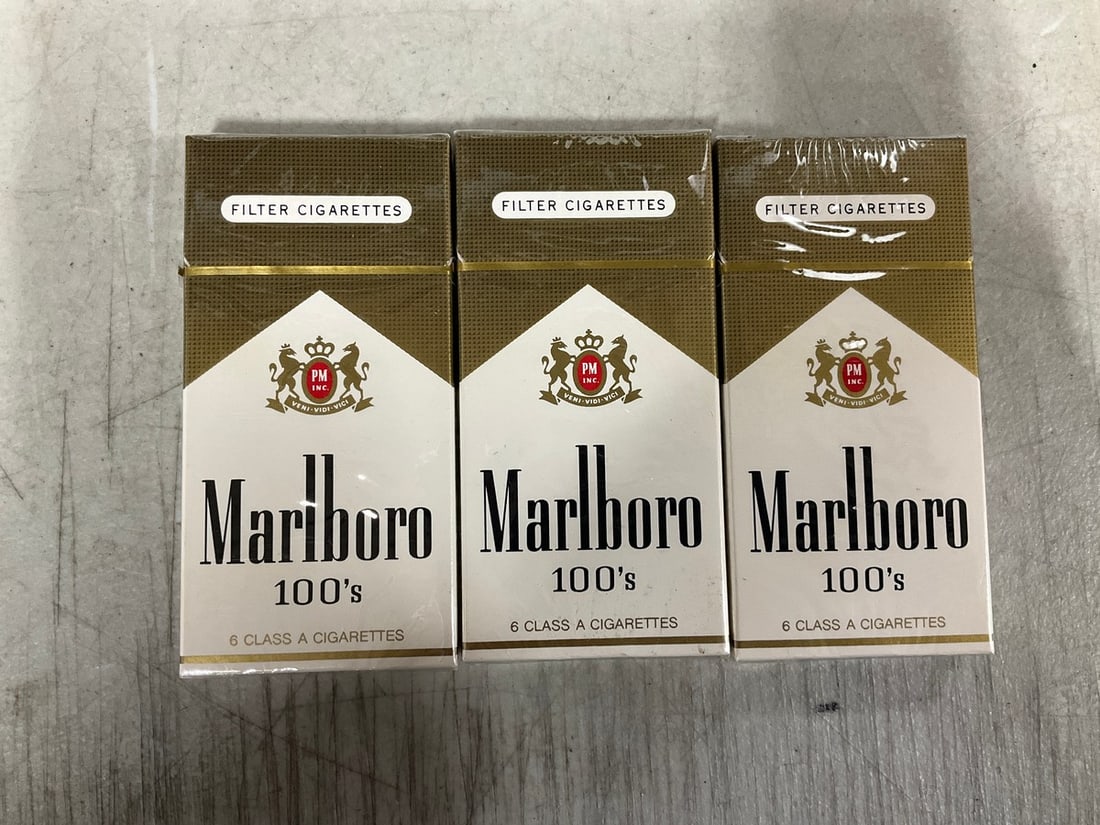 Vintage Tobbaco Packs(Marlboro Lights-sealed, 3 packs total) (1 of 1)