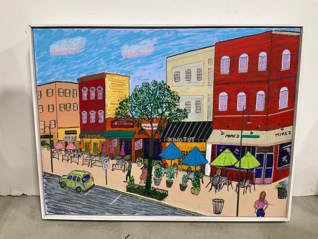Somerville West Main Street scene(19in.x25in.): Somerville West Main Street scene(19in.x25in.)