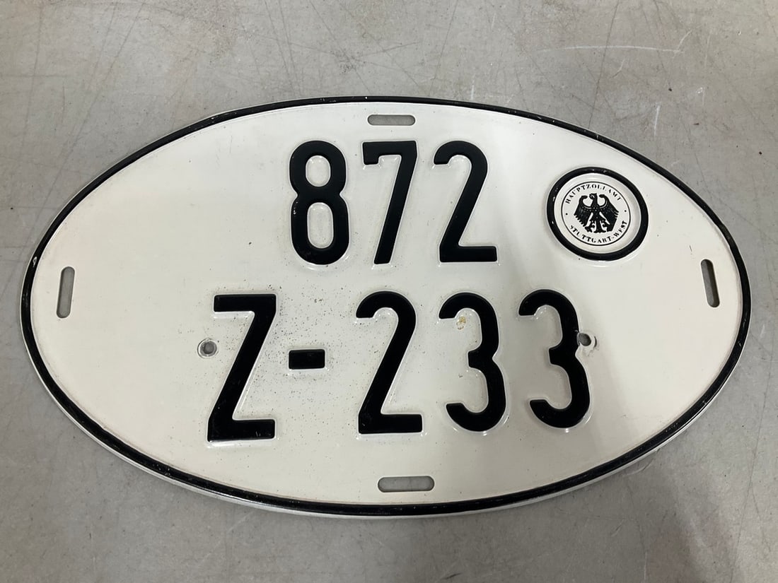 Stuggart West License Plate: Stuggart West License Plate