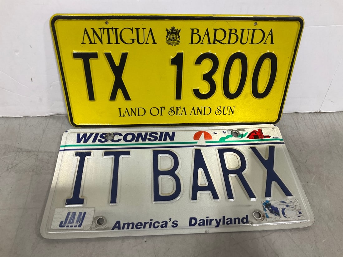 Vintage License Plates: Vintage License Plates