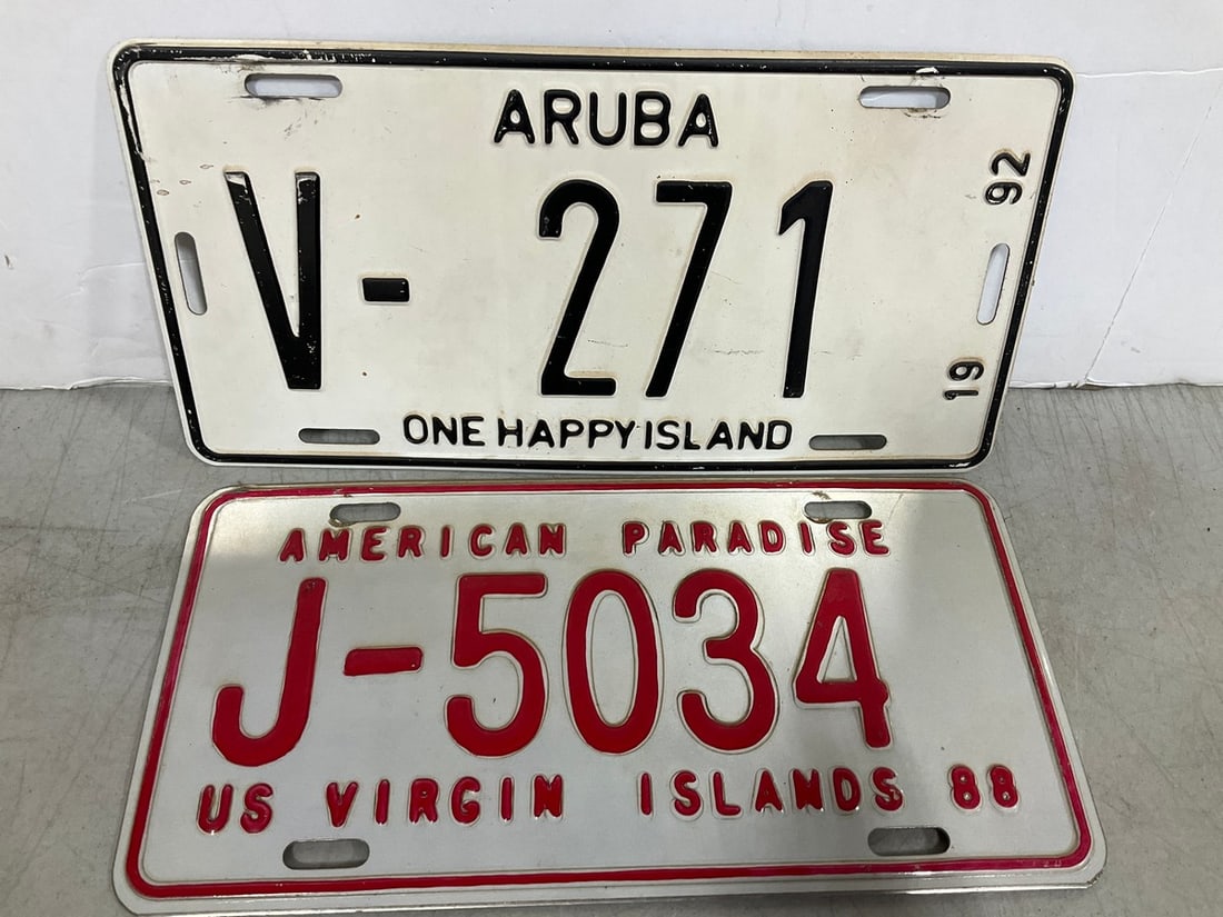 Vintage License Plates: Vintage License Plates