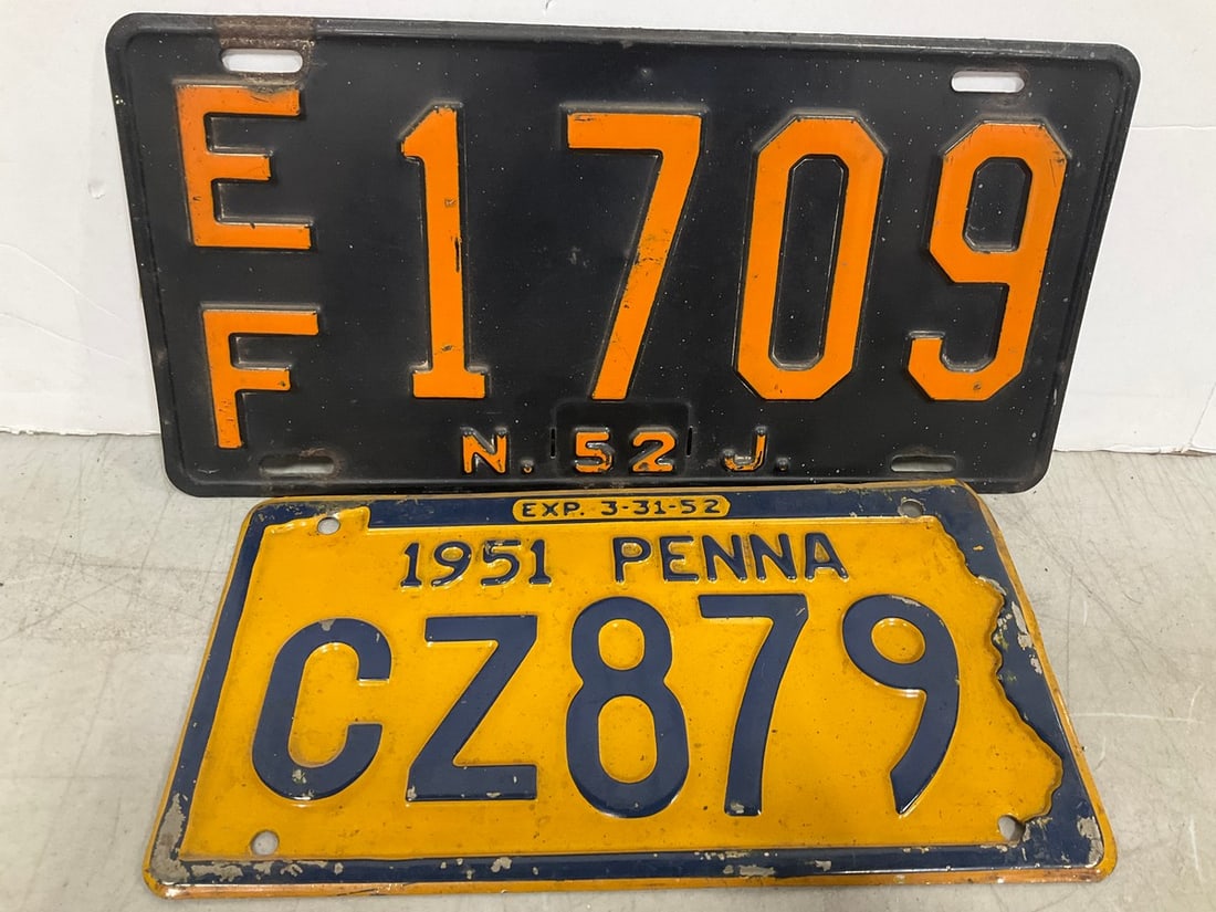 Vintage License Plates: Vintage License Plates