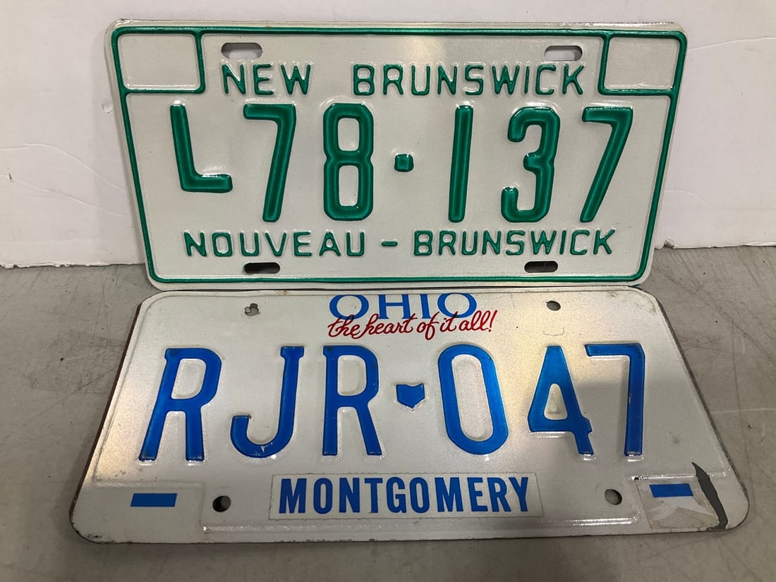 Vintage License Plates: Vintage License Plates