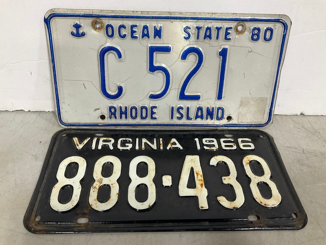 Vintage License Plates: Vintage License Plates