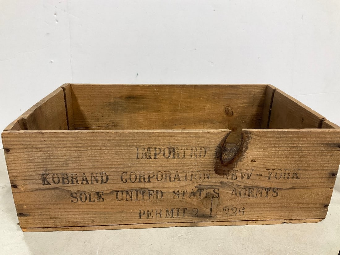 Vintage Ginestet Wooden Wine Crate (7inx21inx13in) (1 of 1)