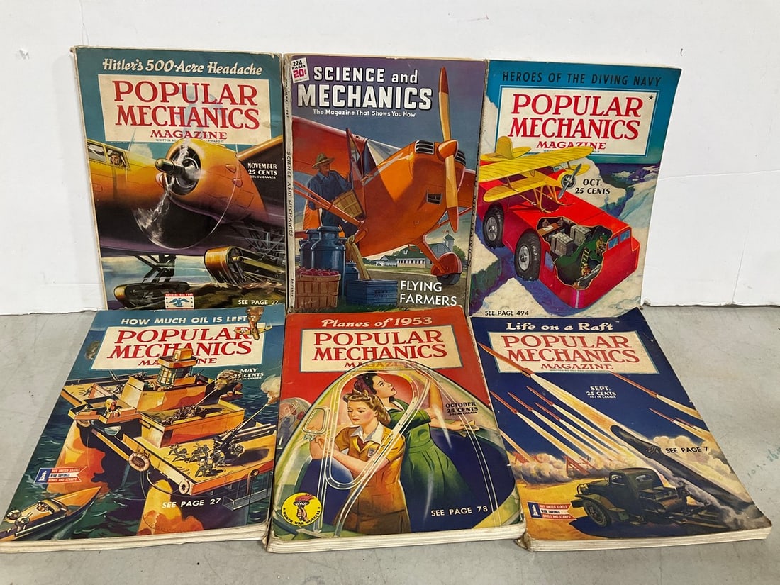 Vintage Popular Mechanics Magazines: Vintage Popular Mechanics Magazines