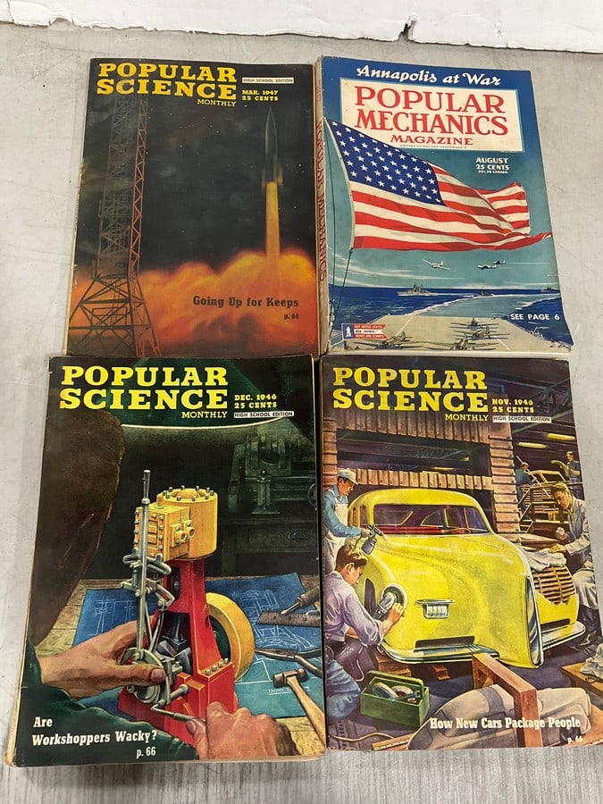 1940s Popular Science/Mechanics Magazines (1 of 1)