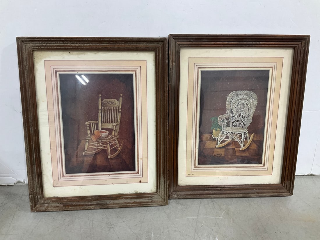 Framed Artwork Signed C. Storm (9inx11in): Framed Artwork Signed C. Storm (9inx11in)