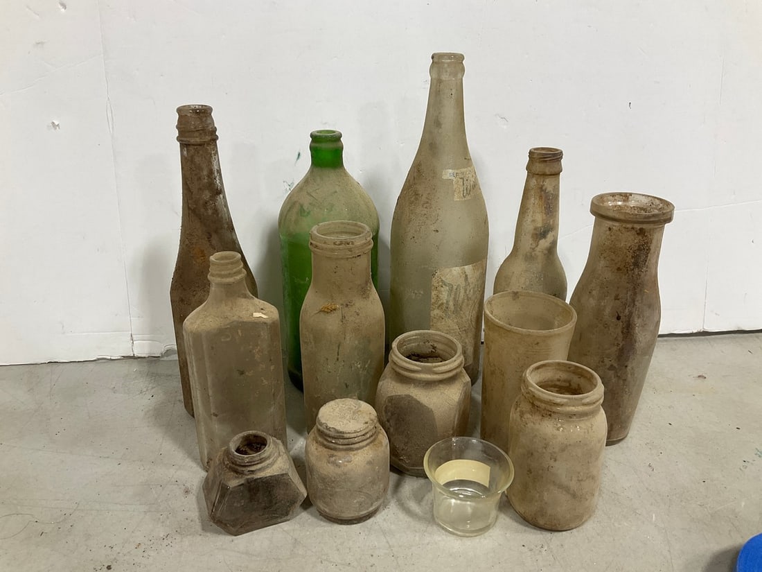Vintage Bottles (13in Tallest) (1 of 1)