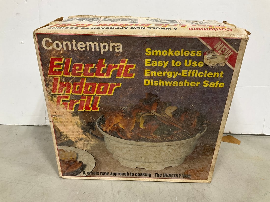 Vintage Contempra Electric Indoor Grill: Vintage Contempra Electric Indoor Grill