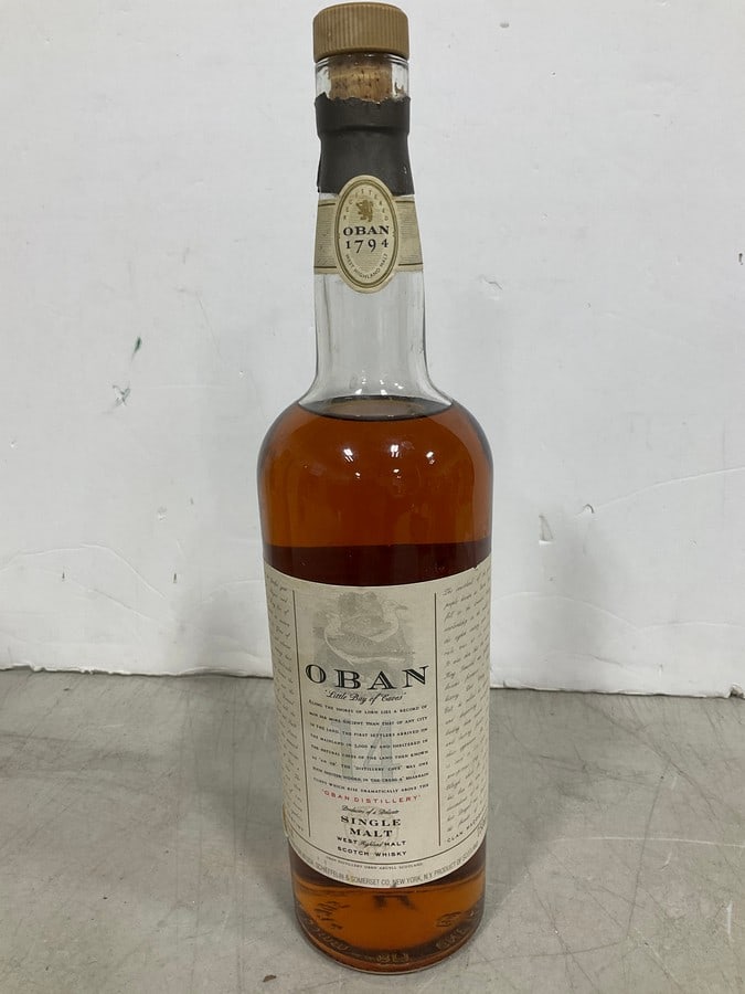 Oban Single Malt Scotch Whisky - 43% (750ml) *mostly full* (1 of 1)