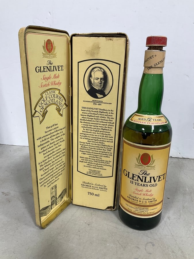 The Glenlivet Single Malt Scotch Whisky - 43% (750ml) *75% full*: The Glenlivet Single Malt Scotch Whisky - 43% (750ml) *75% full*