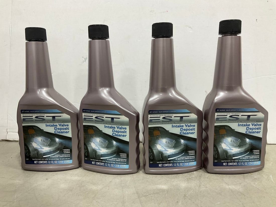 4 Bottles of EST Intake Valve Deposit Cleaner (12 Fl Oz): 4 Bottles of EST Intake Valve Deposit Cleaner (12 Fl Oz)