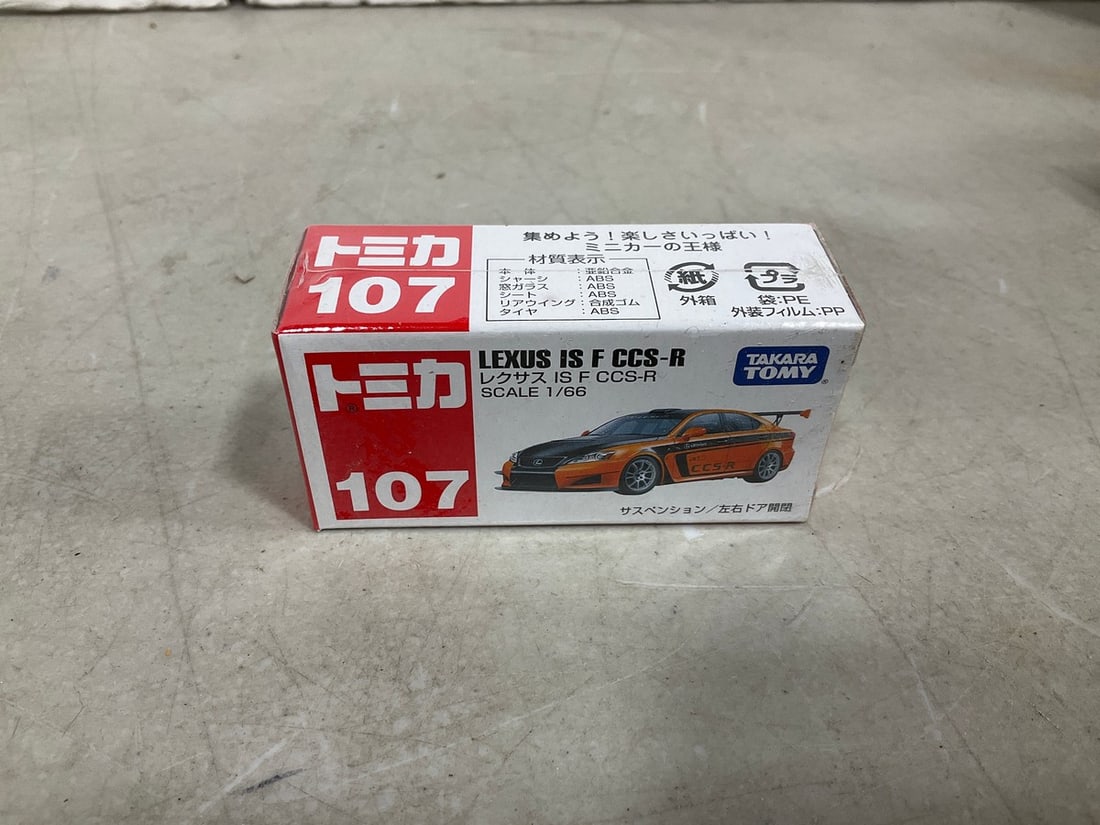 Takara Tomy Lexus IS F CCS-R scale 1/66*sealed*: Takara Tomy Lexus IS F CCS-R scale 1/66*sealed*