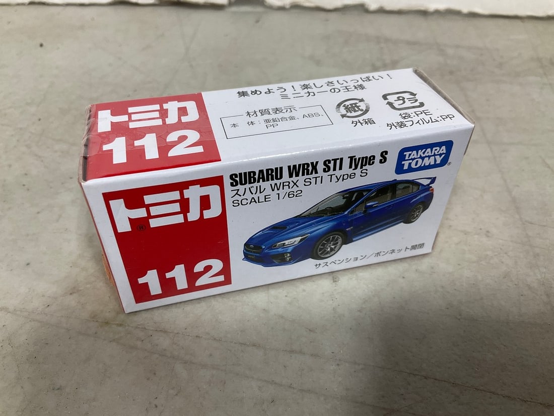 Takara Tomy Subaru WRX STI type S scale 1/62*sealed*: Takara Tomy Subaru WRX STI type S scale 1/62*sealed*