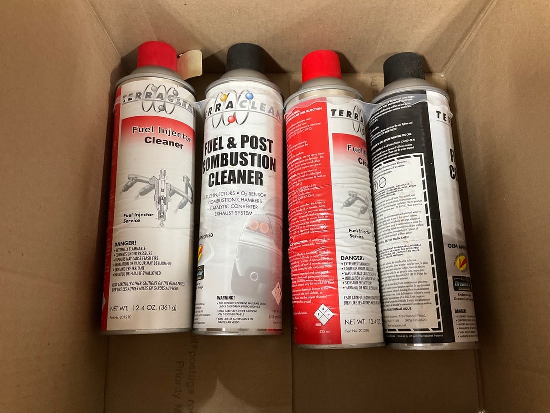 Fuel injector cleaner/fuel and post combustion cleaner(12.4fl.oz.each-4 total) (1 of 1)