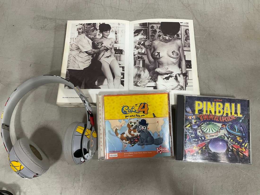 Mickey Mouse beats, CD's, and tattoo book: Mickey Mouse beats, CD's, and tattoo book