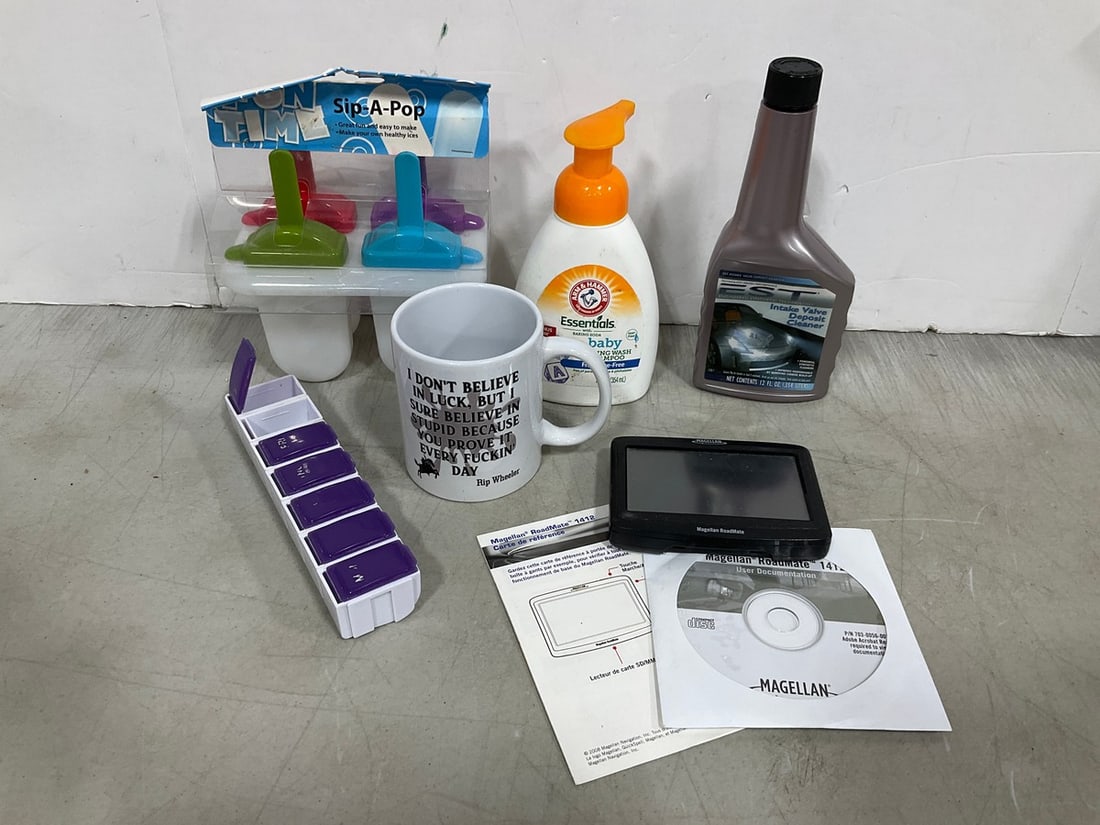 Magellan GPS, pill organinzer, ice pop trays, and more: Magellan GPS, pill organinzer, ice pop trays, and more