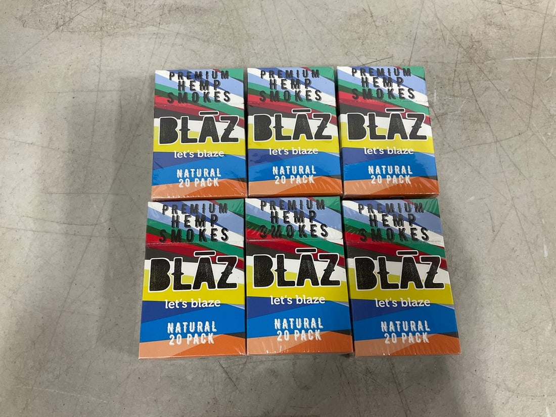 Blaz premium hemp smokes packs(6 total): Blaz premium hemp smokes packs(6 total)