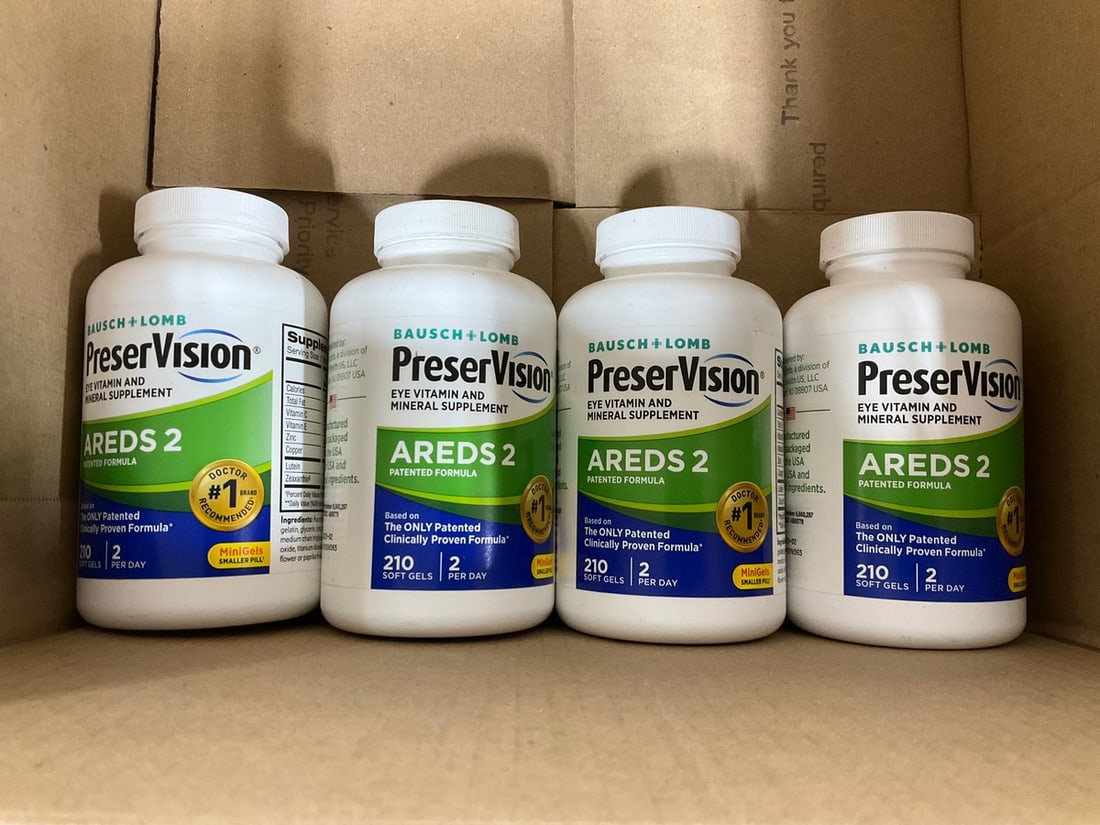 PreserVision eye vitamin and mineral supplement(4 bottles/210 in each): PreserVision eye vitamin and mineral supplement(4 bottles/210 in each)