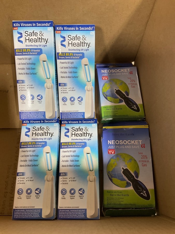 Neosockets and disinfecting UV lights(all new in package): Neosockets and disinfecting UV lights(all new in package)