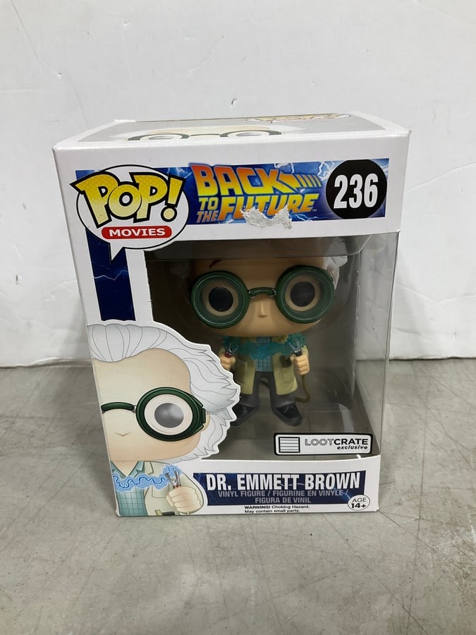 Back to the Future Dr.Emmett Brown collectible Funko Pop*new in box*: Back to the Future Dr.Emmett Brown collectible Funko Pop*new in box*