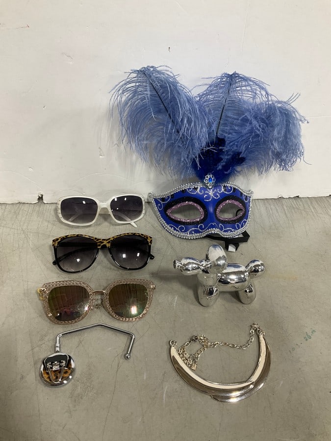 Various Sunglasses, Masquerade Mask, and more: Various Sunglasses, Masquerade Mask, and more