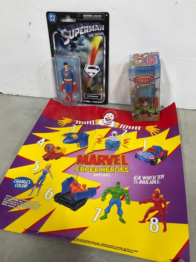 Boxing Bag Toy, Superman Collectible, and more: Boxing Bag Toy, Superman Collectible, and more