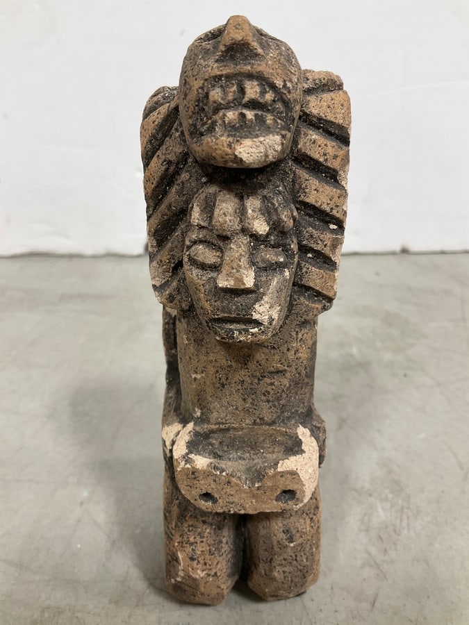 Hand-Carved Stone Sculpture (7in Tall): Hand-Carved Stone Sculpture (7in Tall)