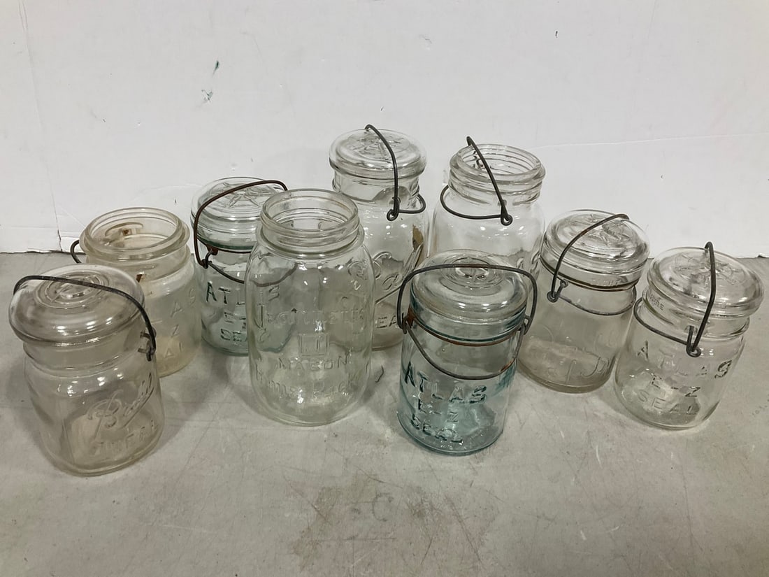 Vintage Glass Mason Jars: Vintage Glass Mason Jars