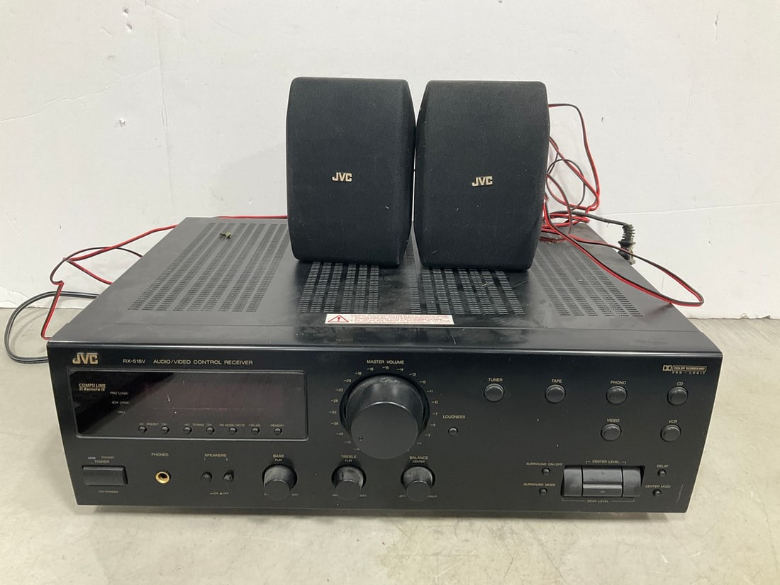 JVC Audio/Video Control Receiver (RX-518V): JVC Audio/Video Control Receiver (RX-518V)