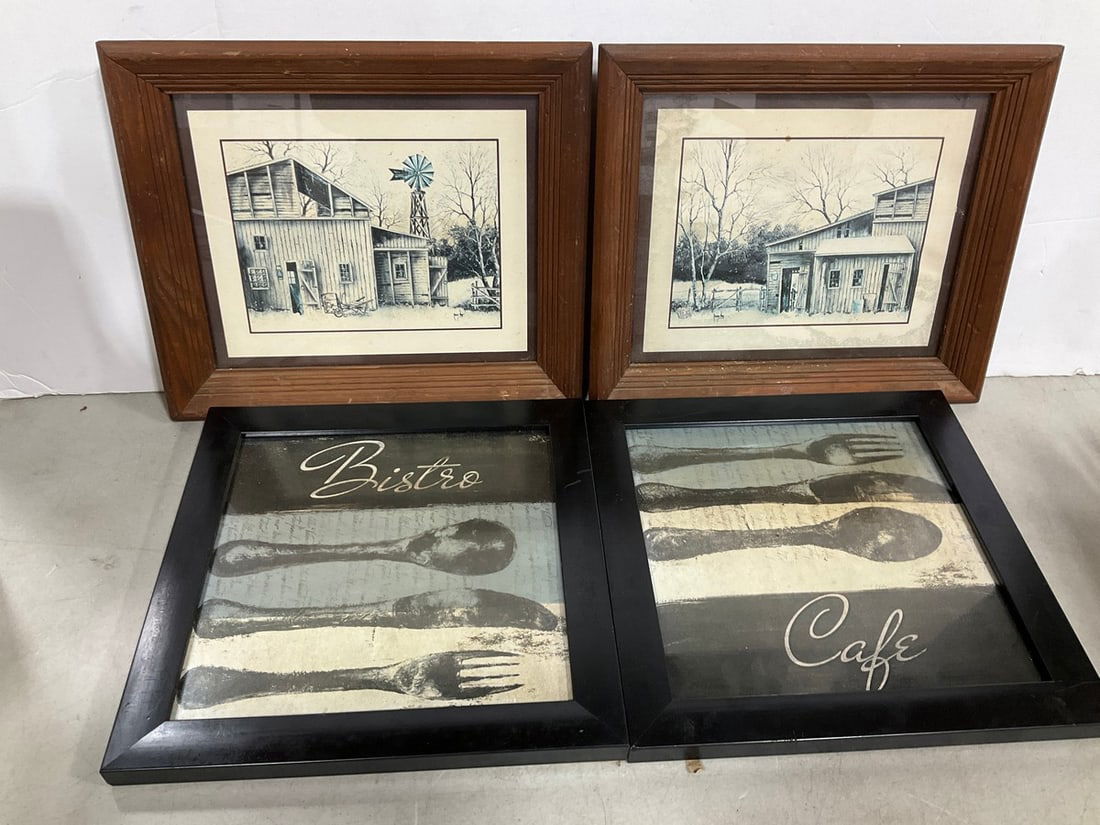 Various Framed Wall Decor (Largest - 11.5inx13.5in): Various Framed Wall Decor (Largest - 11.5inx13.5in)