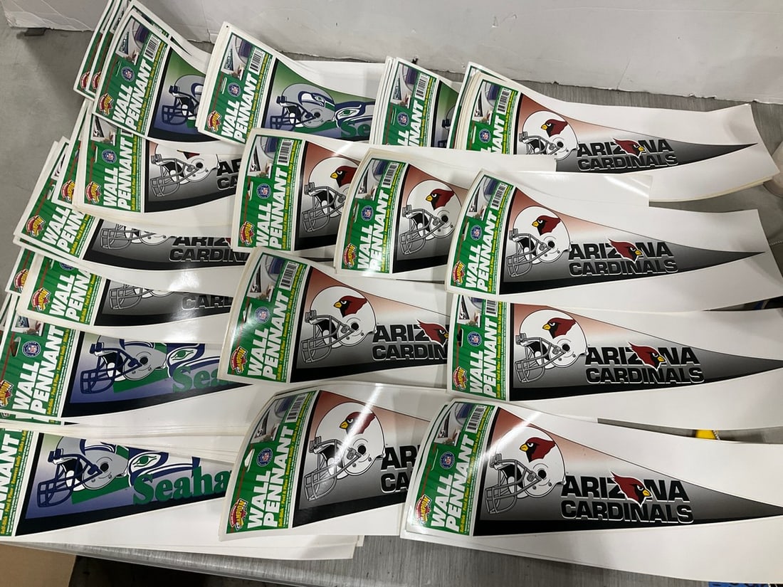 Sports Banner Decals (Arizona Cardinals, and Seahawks) (1 of 1)