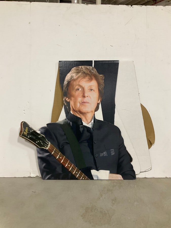 Paul McCartney cardboard cutout: Paul McCartney cardboard cutout