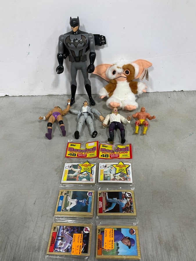 Toops baseball cards, Batman collectible figure, and more: Toops baseball cards, Batman collectible figure, and more