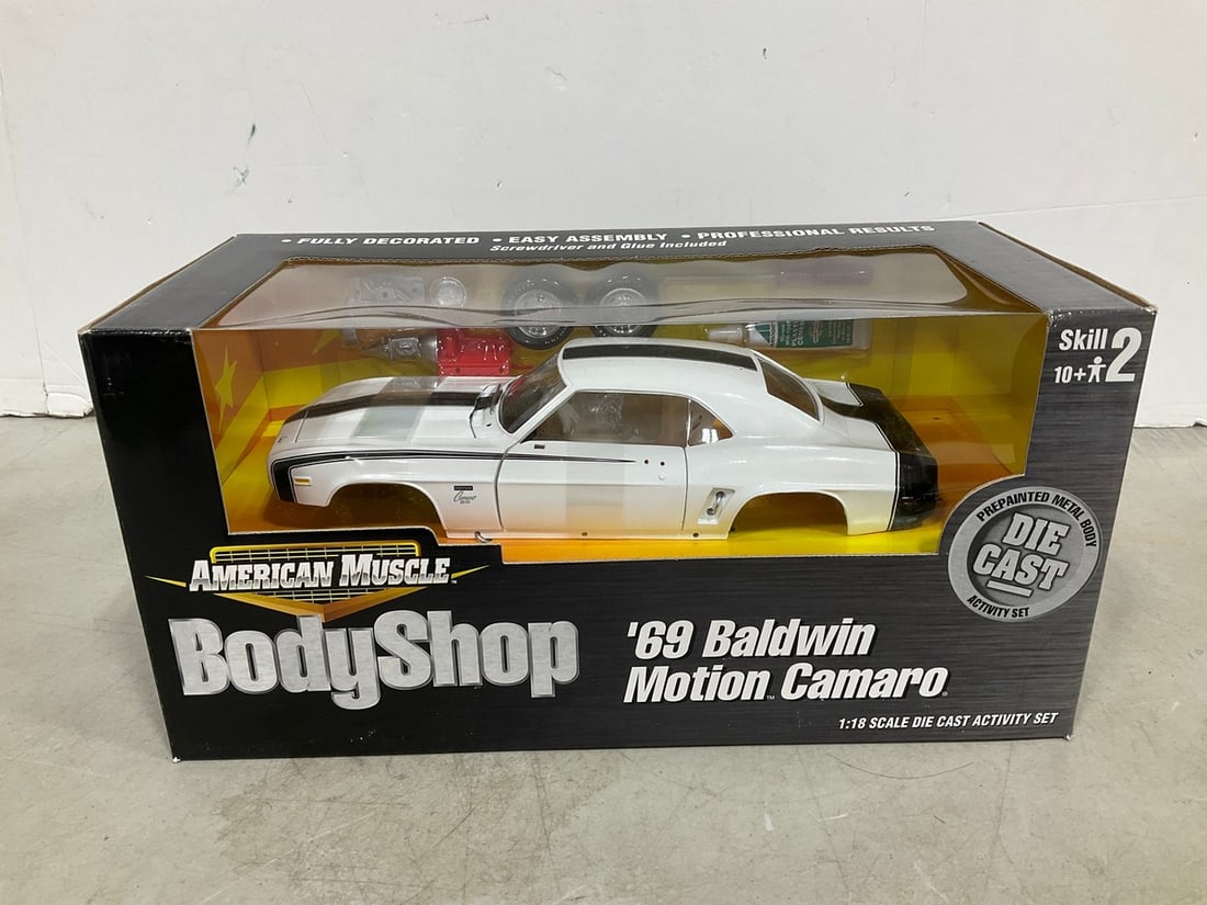 American Muscle 1969 Baldwin Motion Camaro 1:18 Scale Diecast Model *new in box* (1 of 1)