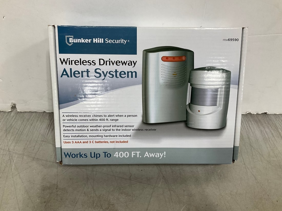 Bunker Hill Security Wireless Driveway Alert System *new in box*: Bunker Hill Security Wireless Driveway Alert System *new in box*