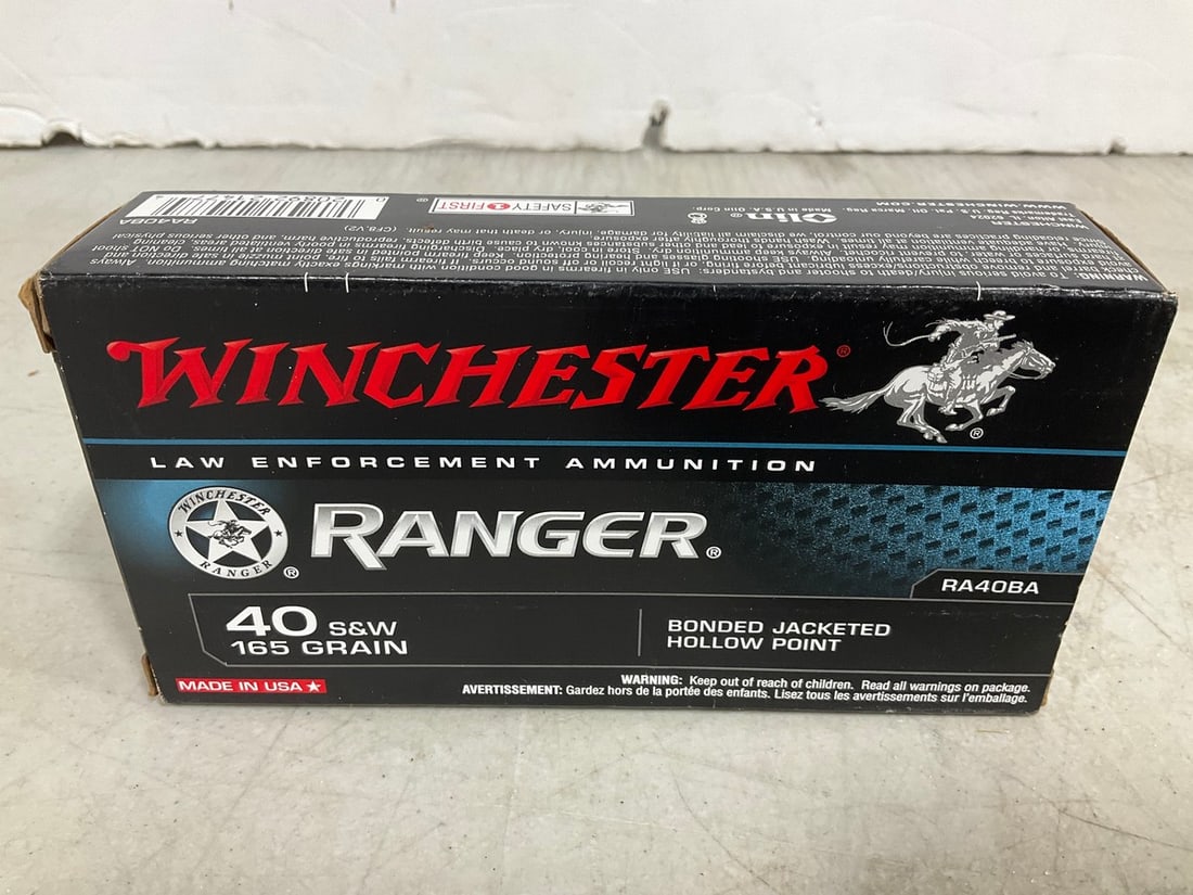 Winchester Law Enforcement Ammunition (40S&W 165 Grain - 50 Cartridges): Winchester Law Enforcement Ammunition (40S&W 165 Grain - 50 Cartridges)