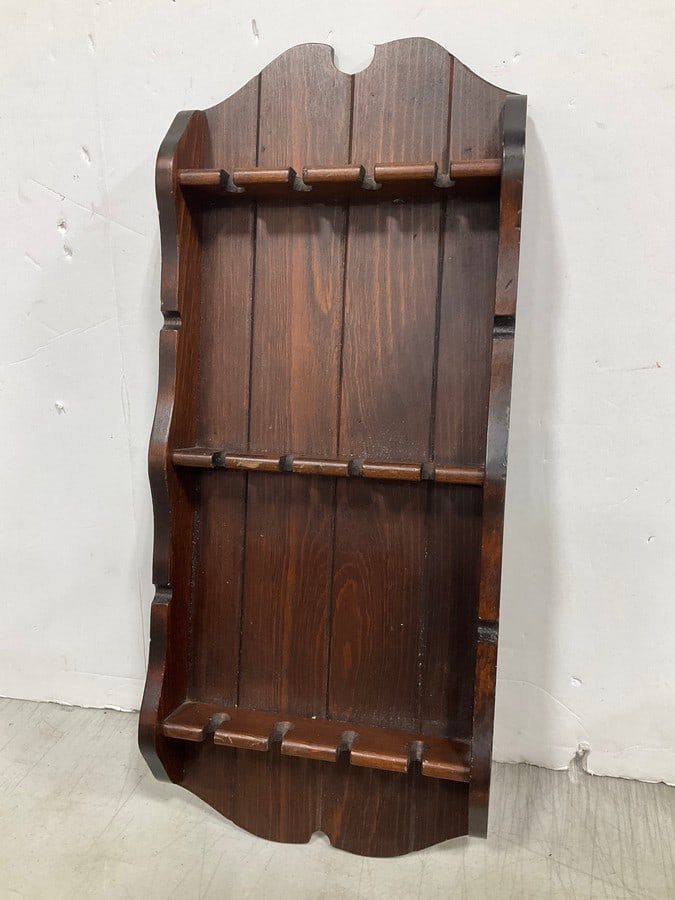 Vintage Wooden Spoon Rack (7.5inx18inx2in) (1 of 1)