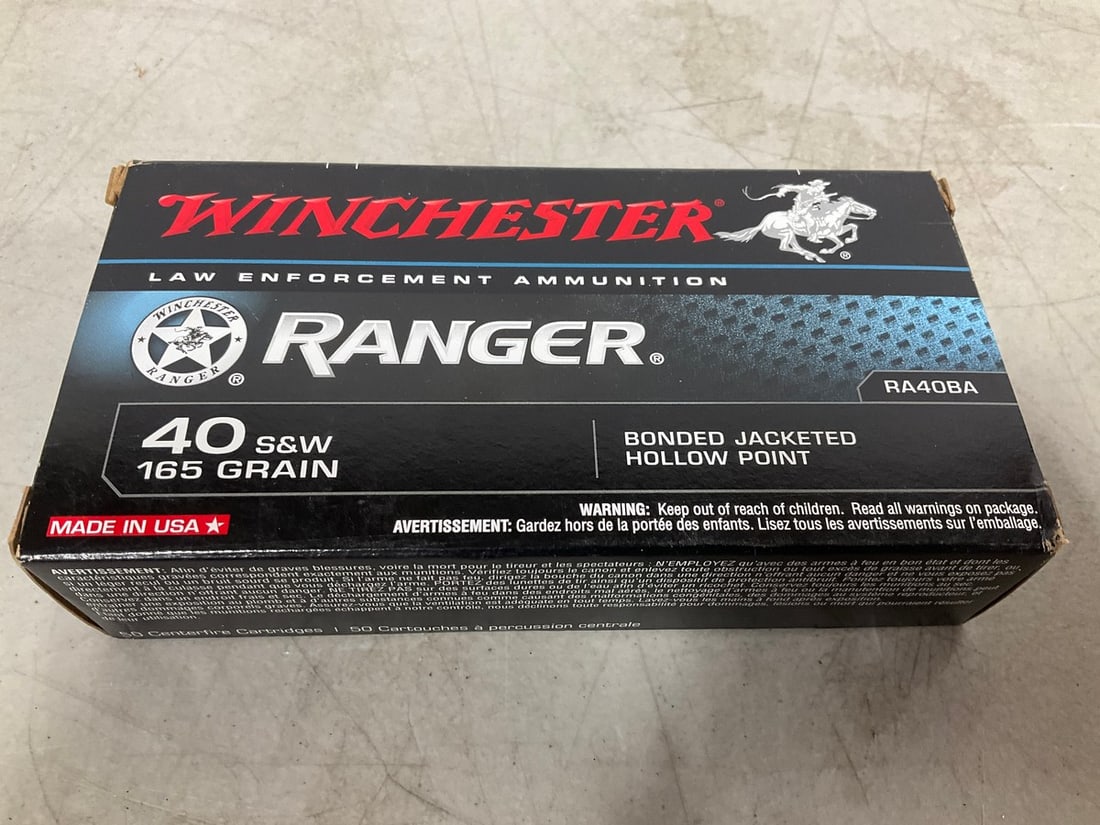 Winchester Law Enforcement Ammunition (40S&W 165 Grain - 50 Cartridges) (1 of 1)