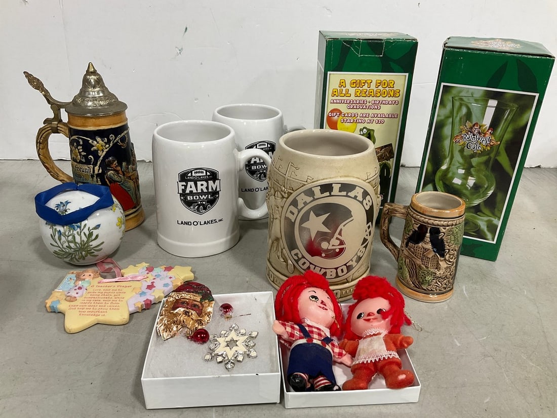 Vintage Stein (7.5in Tall), Sports Mugs, Ornaments, and more (1 of 1)